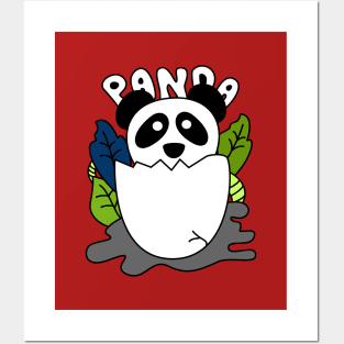 panda egg Posters and Art